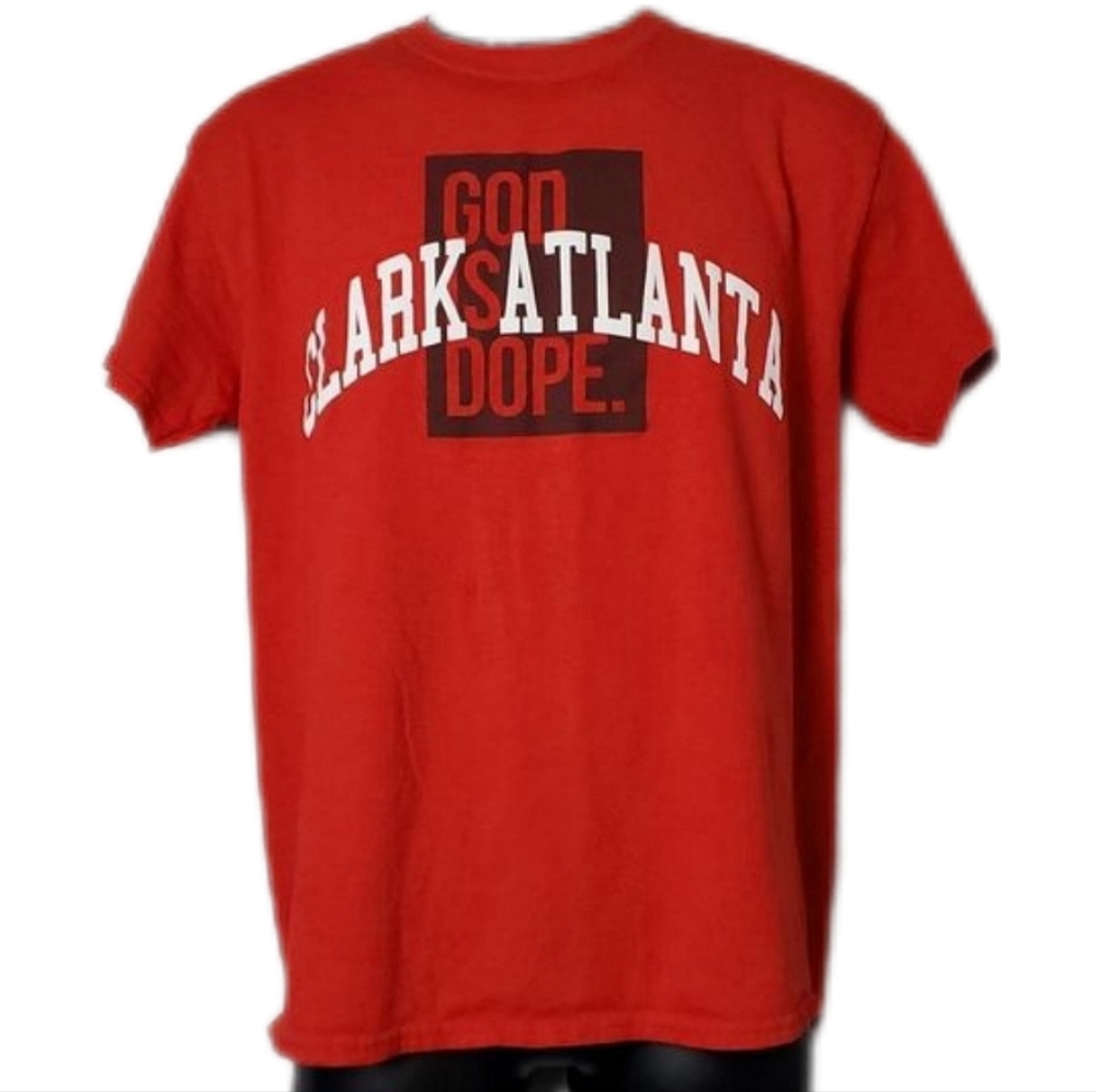 Clark Atlanta "GOD IS DOPE" Red TShirt Unisex Medium